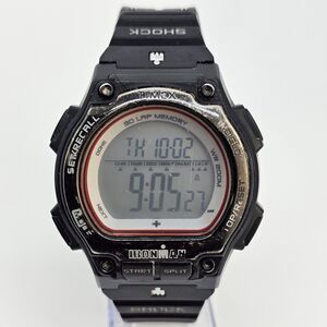 VTG Timex Ironman Shock Men‎ Watch 46MM Black Bands New Battery READ DESCRIPTION